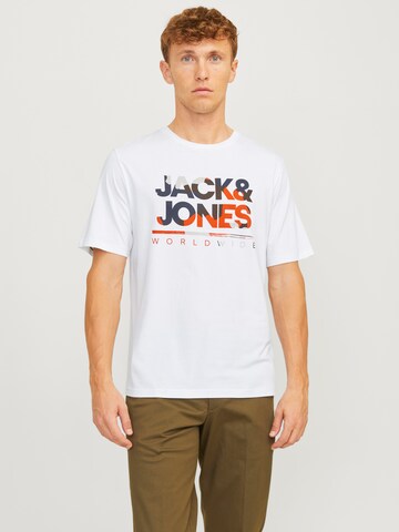 JACK & JONES T-Shirt 'JJLuke' in Grau: Vorderseite