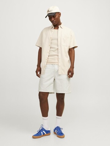 JACK & JONES Loose fit Cargo trousers in White