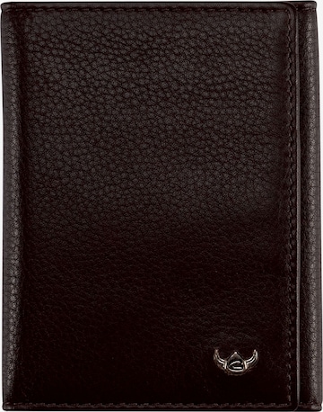 GOLDEN HEAD Portemonnaie 'Capri' in Braun: Vorderseite