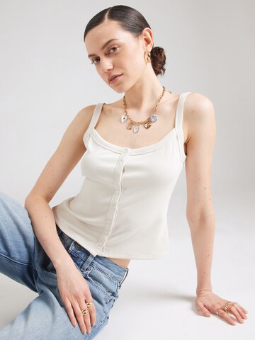 Abercrombie & Fitch Топ в Серый: спереди
