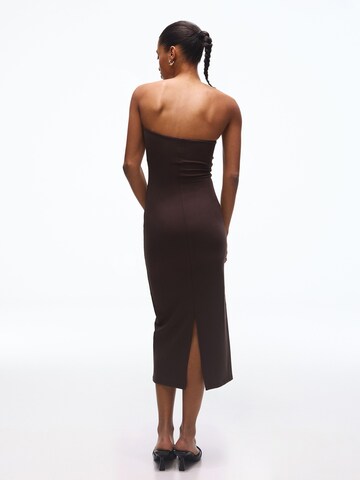 Bershka Dress in Brown