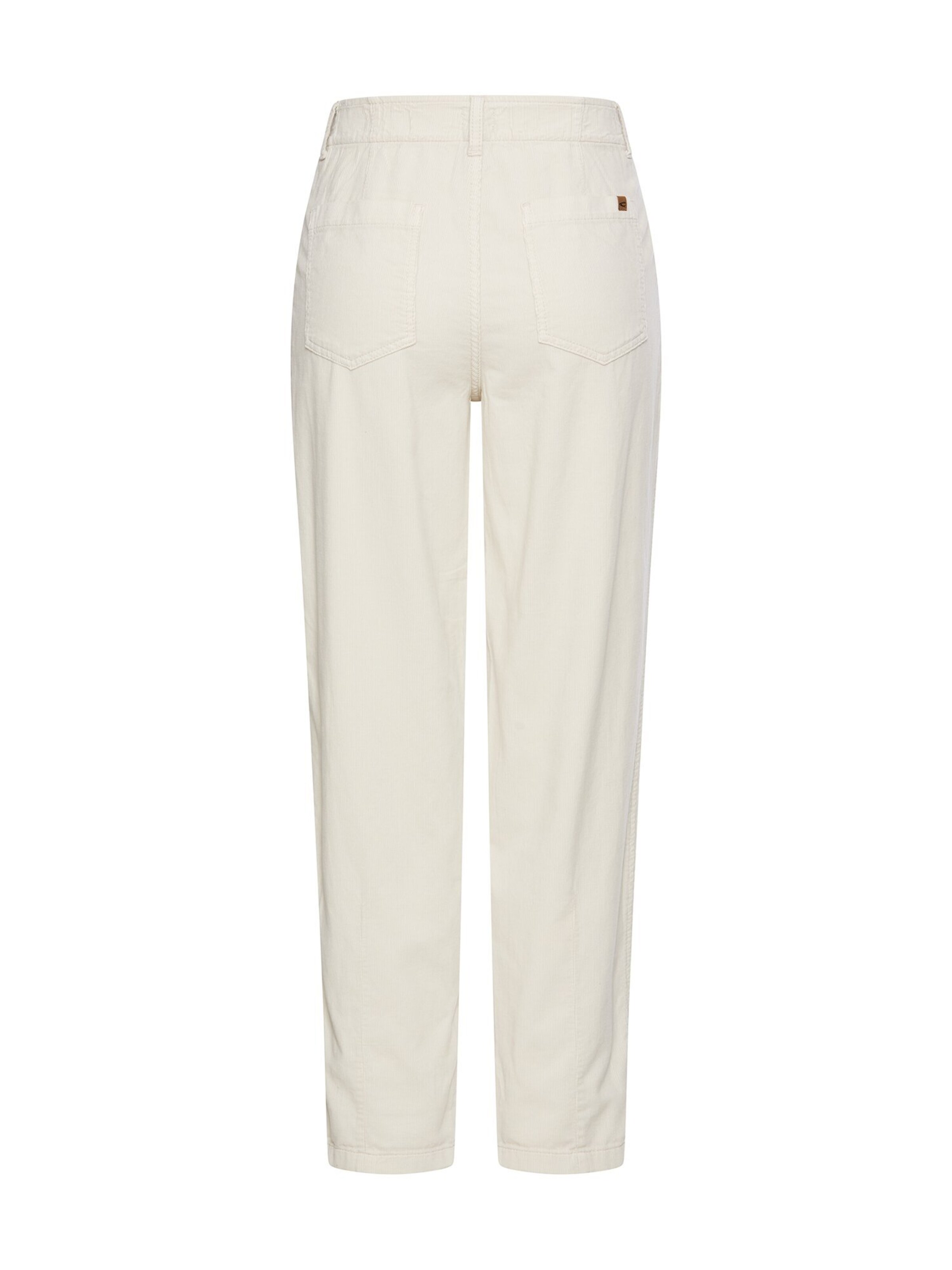 CAMEL ACTIVE Regular Worker-Chino mit elastischem Bund in Weiß