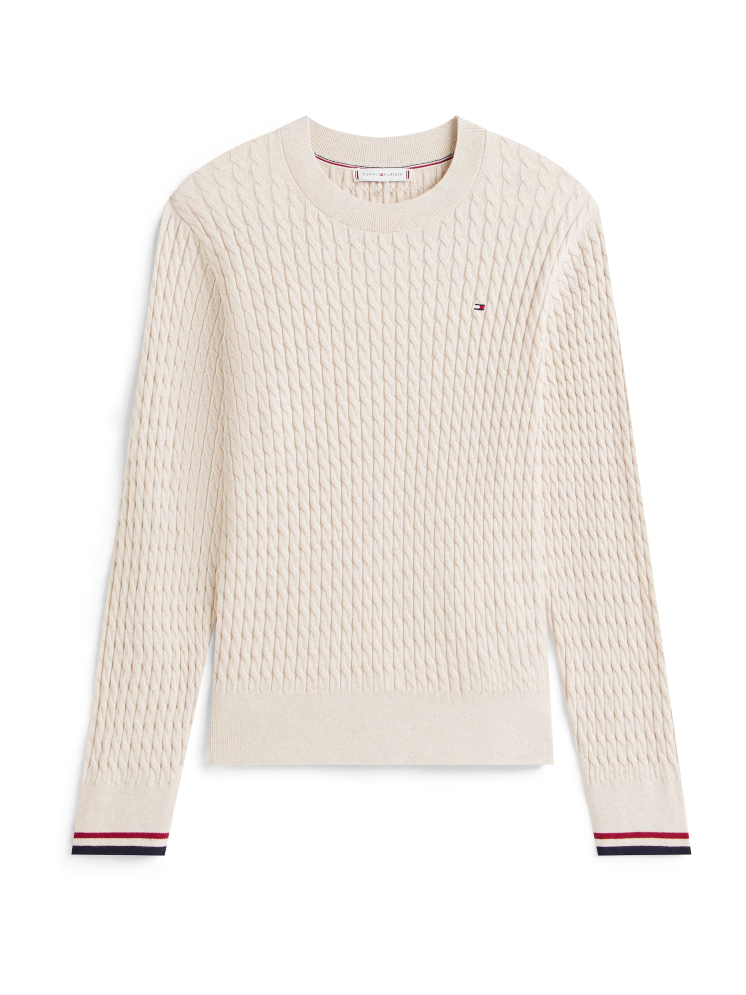 TOMMY HILFIGER Pullover in Beige: Vorderseite