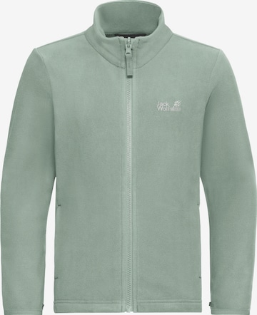 JACK WOLFSKIN Fleece Jacket in Green: front