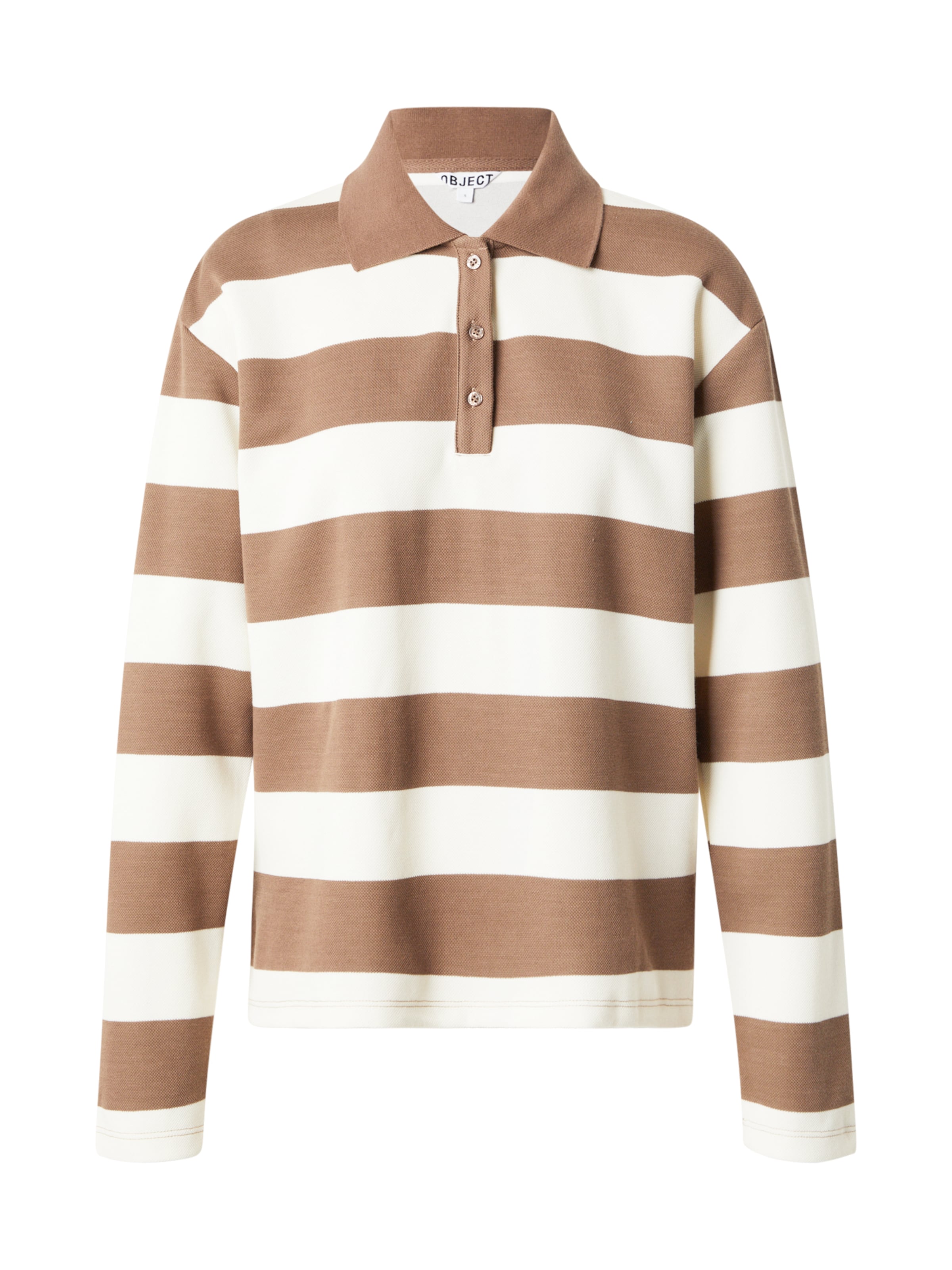 OBJECT - Camiseta 'OBJMille' en marrón: frente