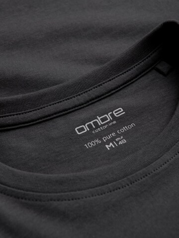 Ombre Shirt in Grau