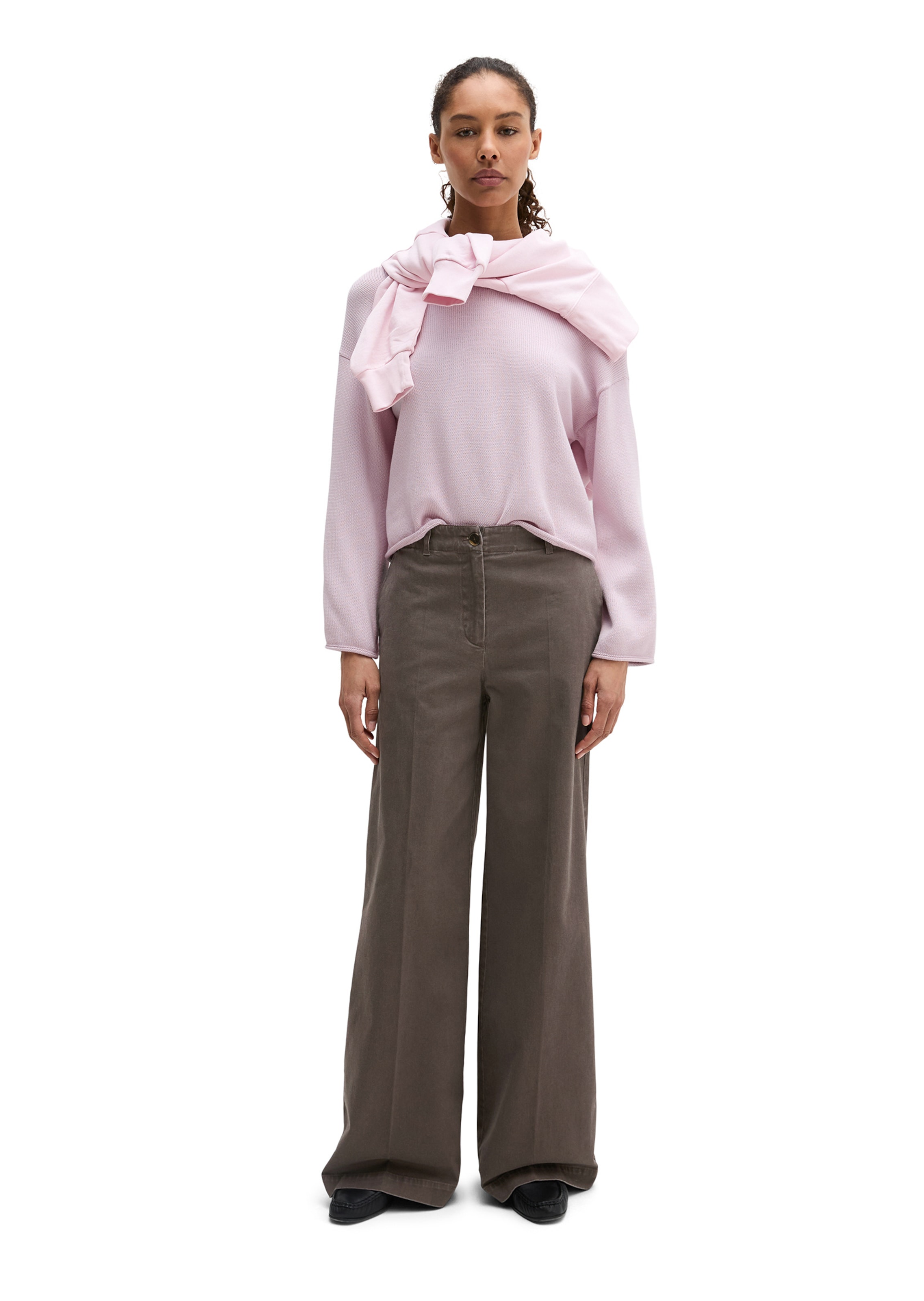 Marc O'Polo Loosefit Hose in Braun