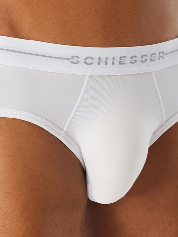 SCHIESSER Slip in Weiß