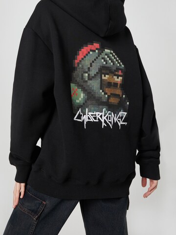 About You x Cyberkongz Sweatshirt 'Carlo' in Black