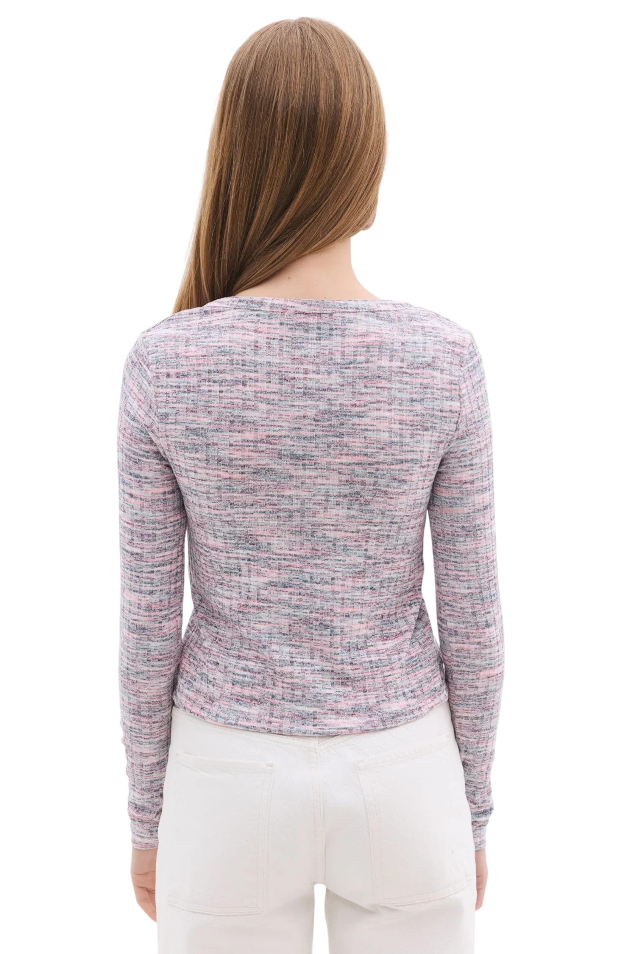 No Matter What Pullover in Lila: Vorderseite