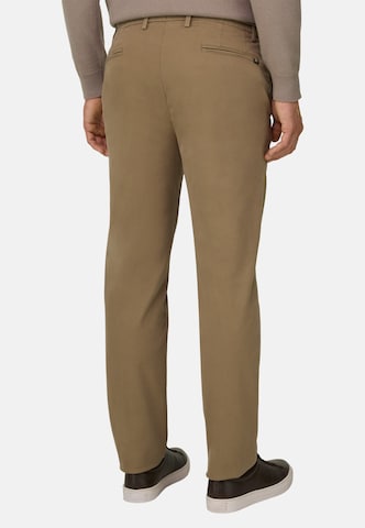 Boggi Milano Slim fit Chino trousers in Grey: back