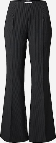 ABOUT YOU x Toni Garrn Wide leg Pleated Pants 'Elonie' in Black: front