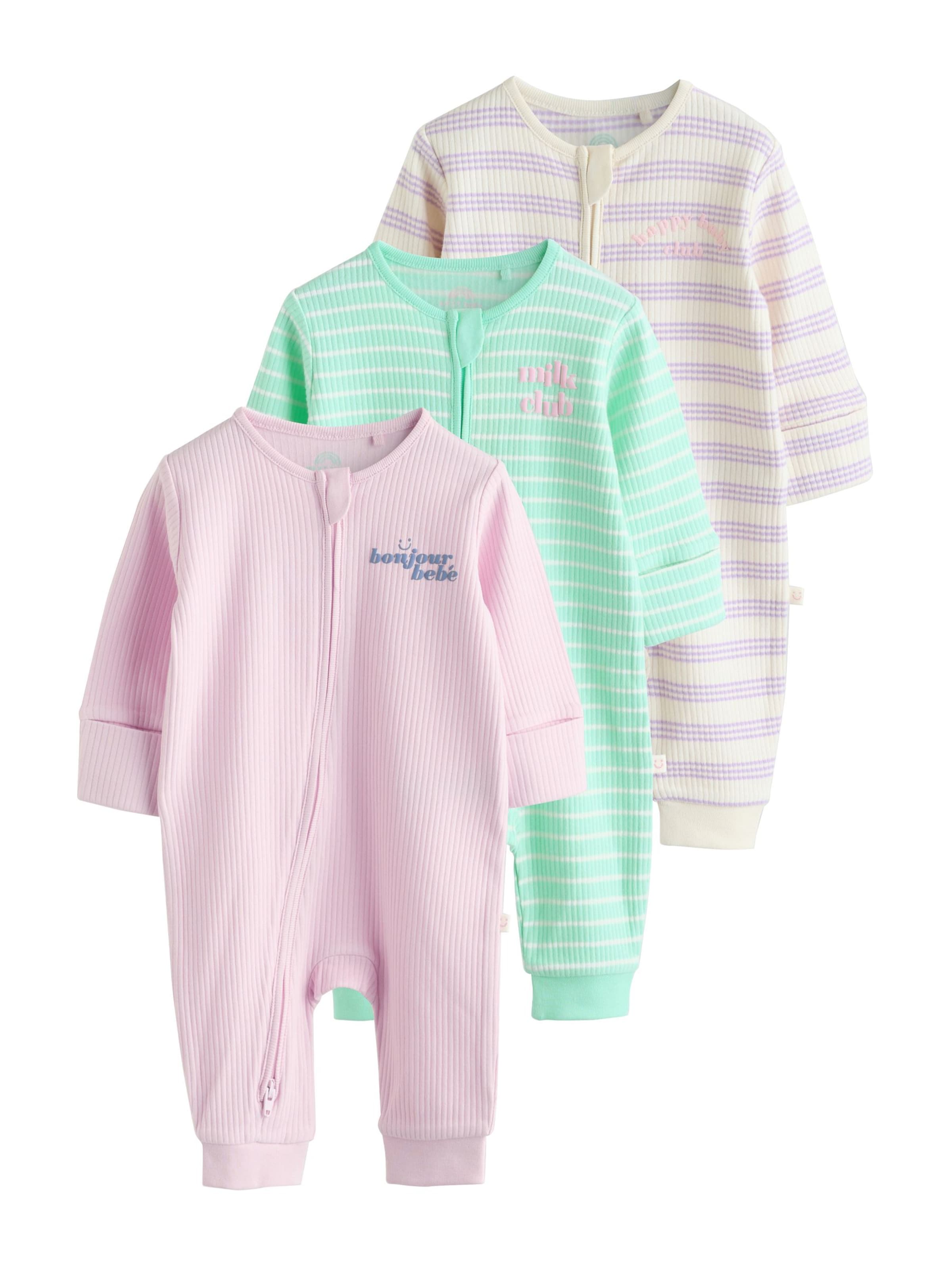 Next - Pijama entero/body en verde: frente