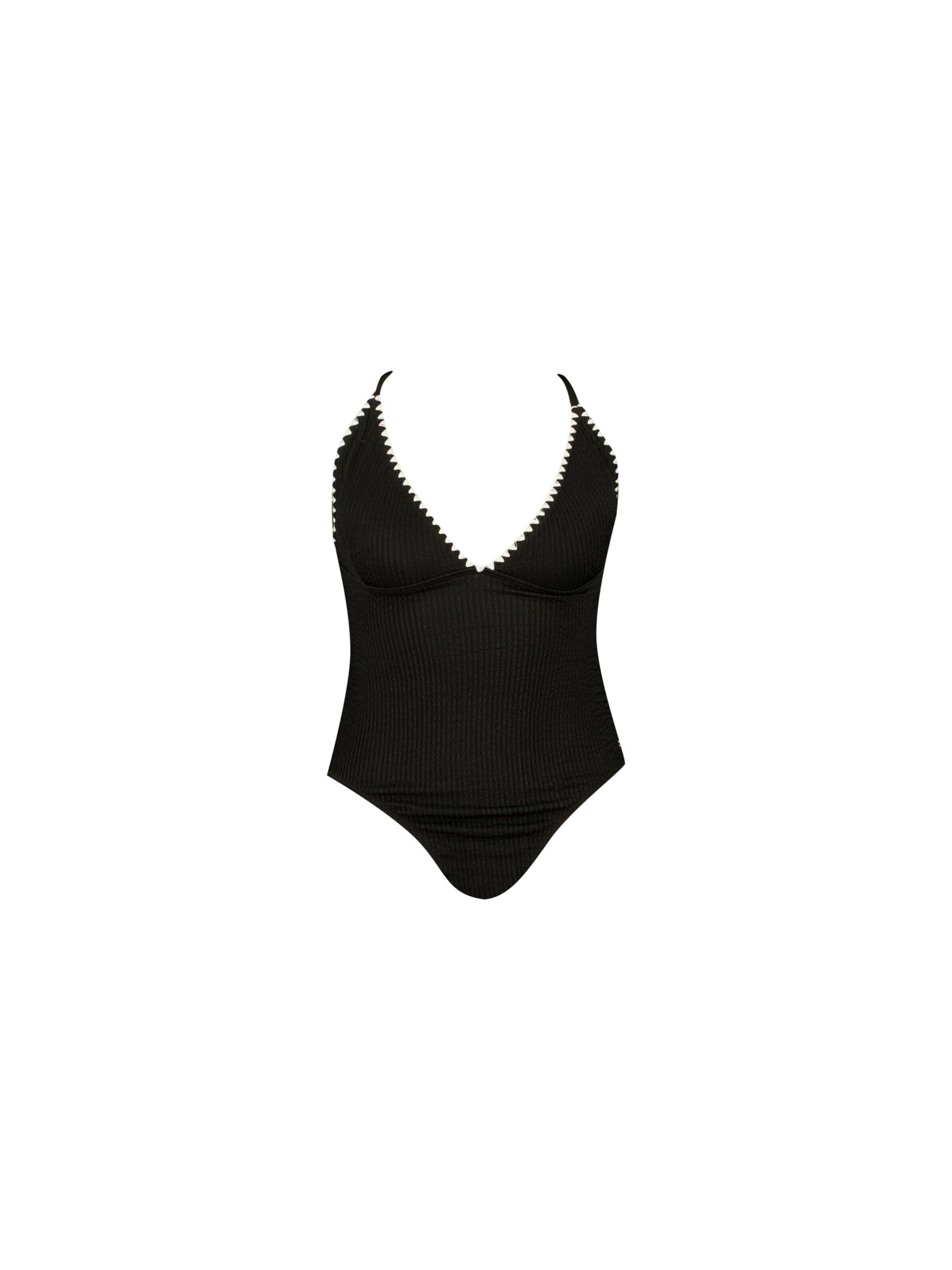 Maillot de bain Deeluxe en noir : devant