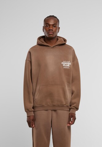 Sweat-shirt 'Coffee Club' Another Cotton Lab en marron