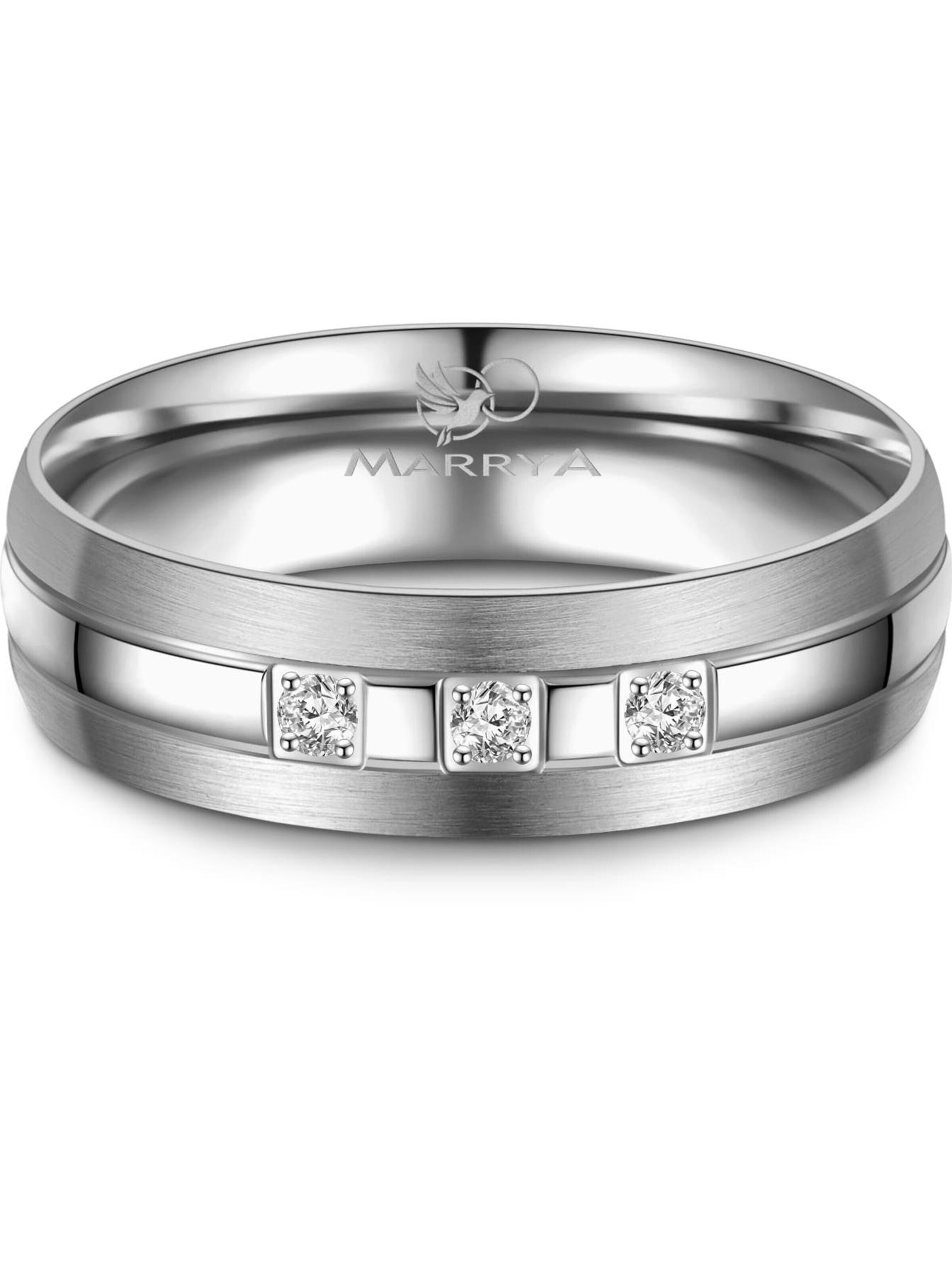 MARRYA Ring 'MARRYA TI-20 Ehering aus Titan'‌‌‌‌‌‌‌‌ in Silber