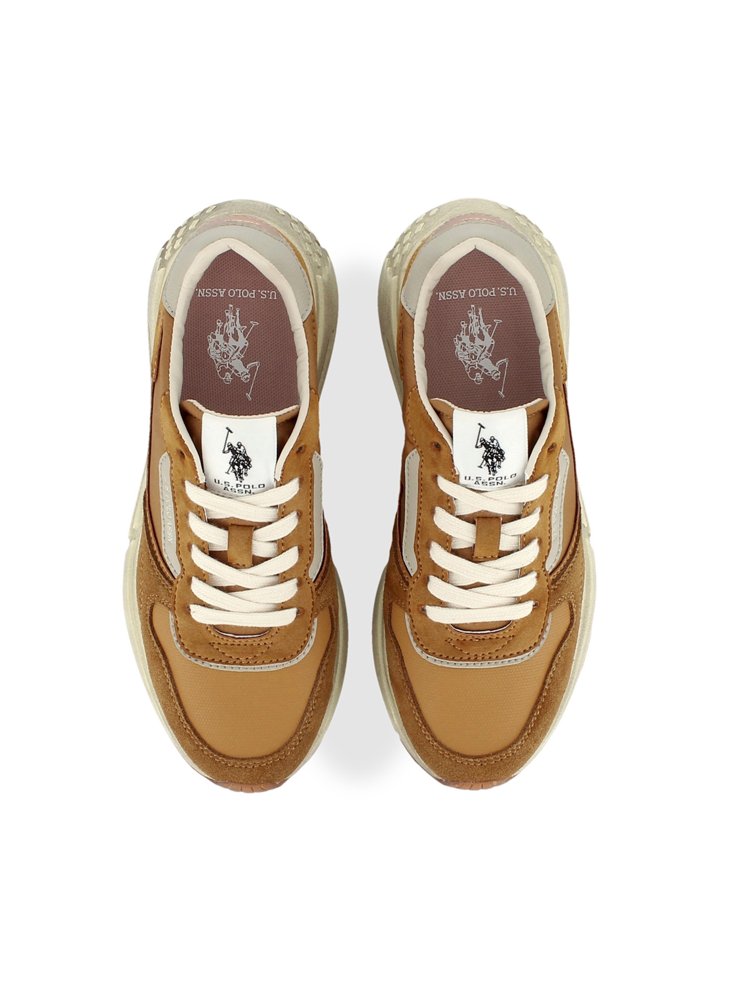 Baskets basses 'Seneka' US POLO ASSN. en beige