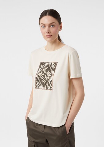 COMMA Shirt in Beige: front