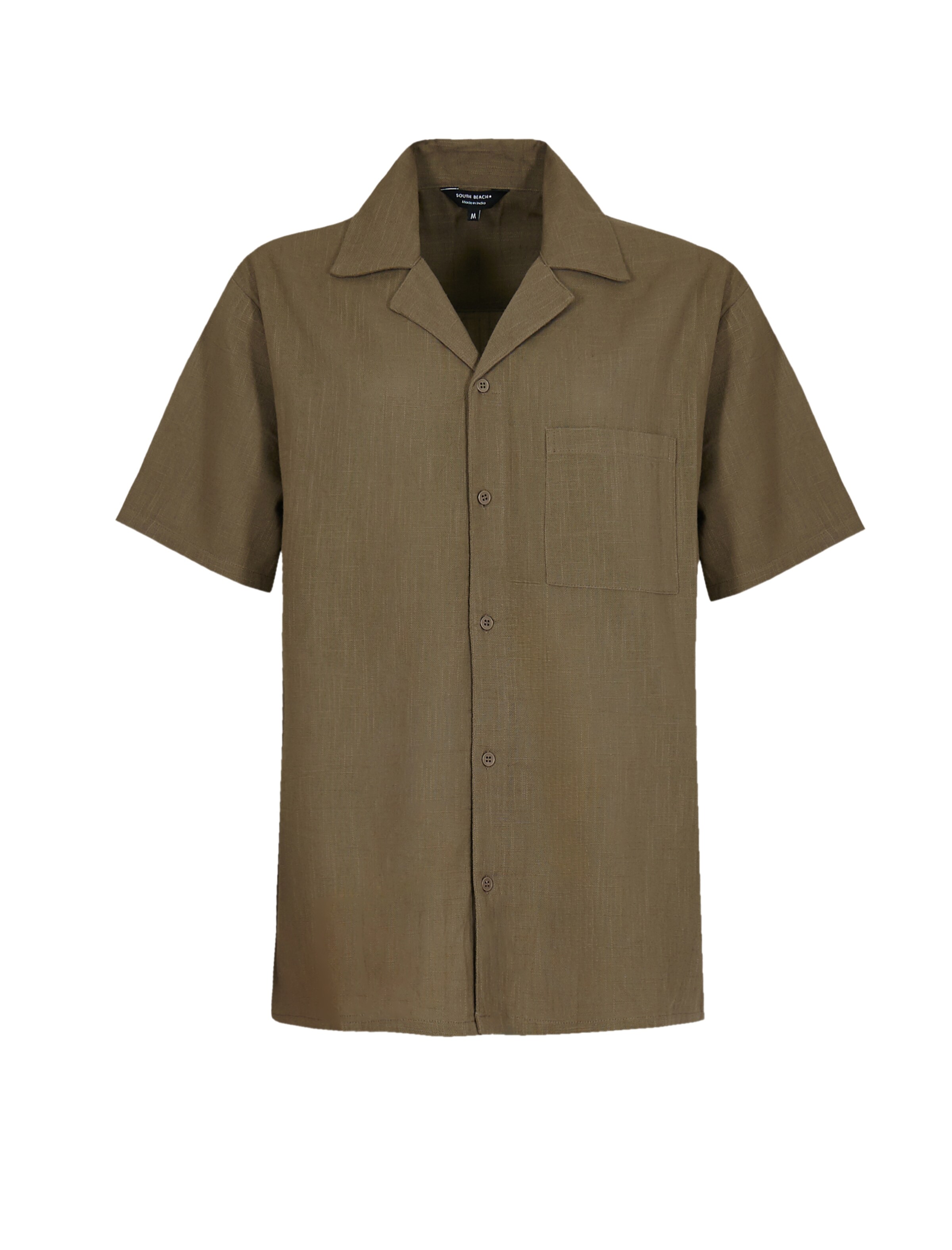 Regular fit Camicia di South Beach in marrone: frontale