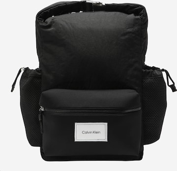 Sac à dos Calvin Klein en noir : devant