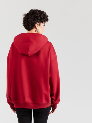 WEEKDAY Sweatshirt in Rood