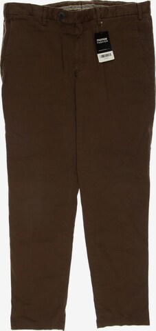 Canali Pants in 34 in Brown: front