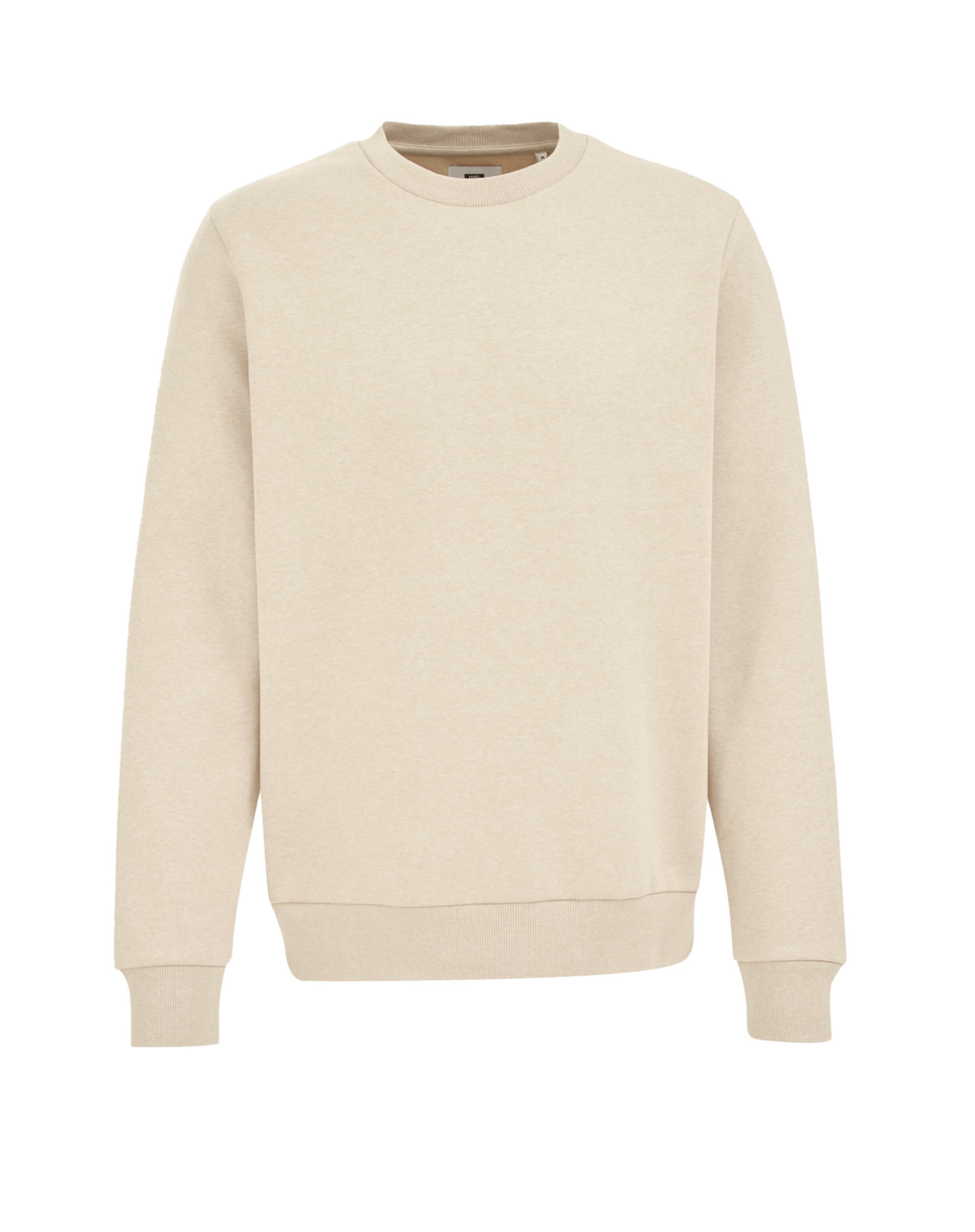 WE FashionSweater majica - bež boja: prednji dio