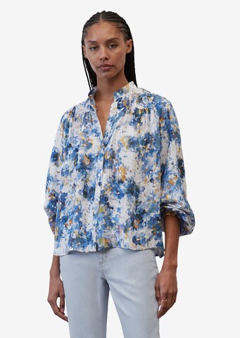 Marc O'Polo Blouse in Blauw: voorkant