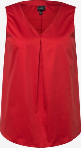 Ulla Popken Blouse in Rood: voorkant