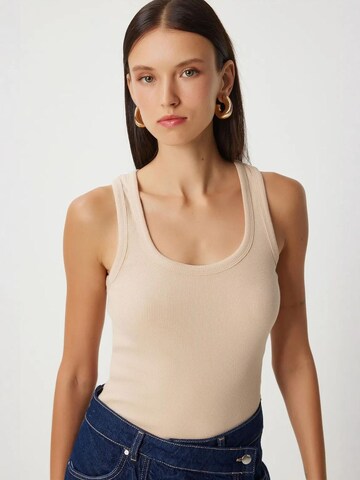 Happiness İstanbul - Top 'Tanktops & Camis' em castanho