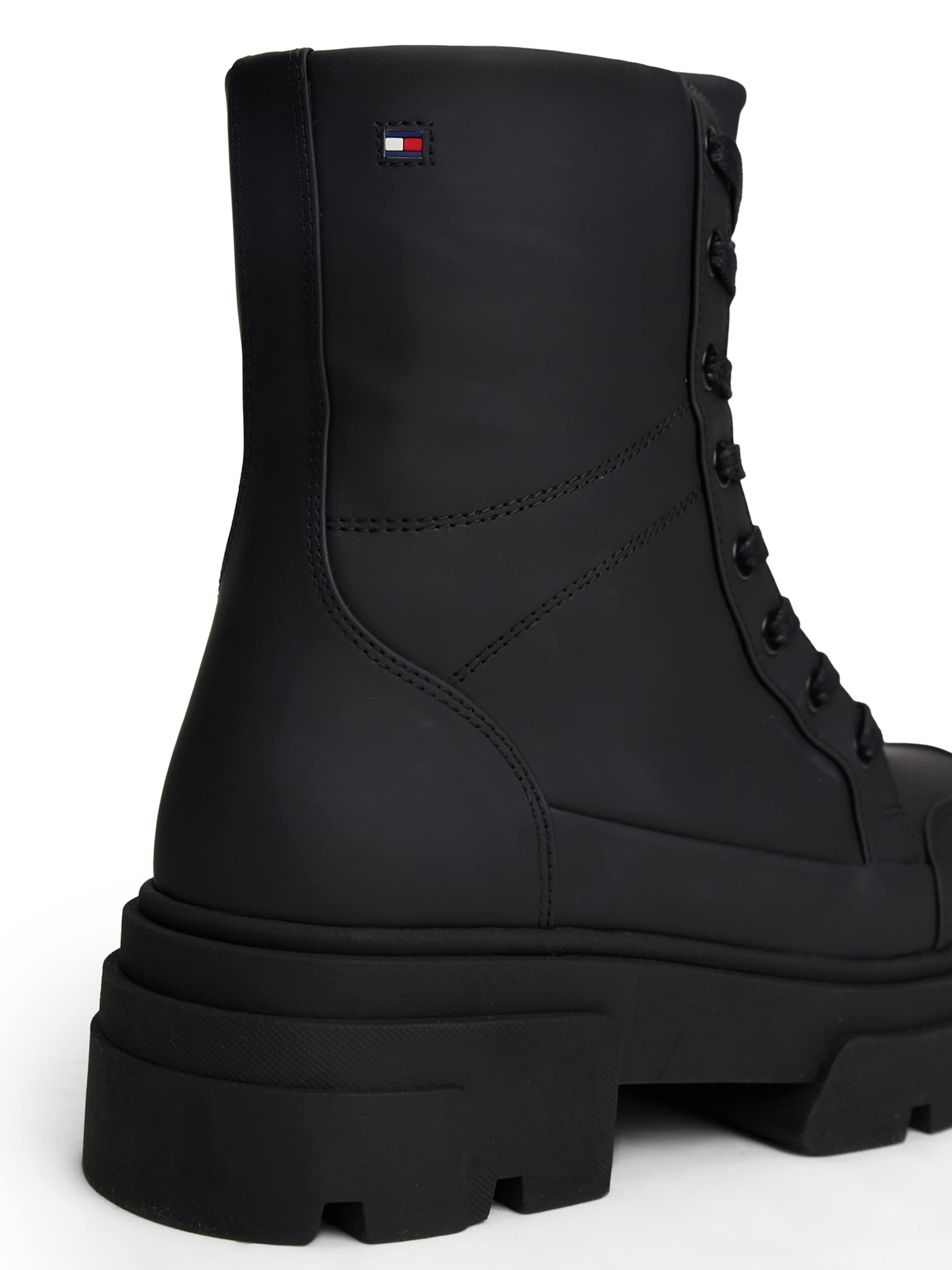 TOMMY HILFIGER Lace-up bootie in Black