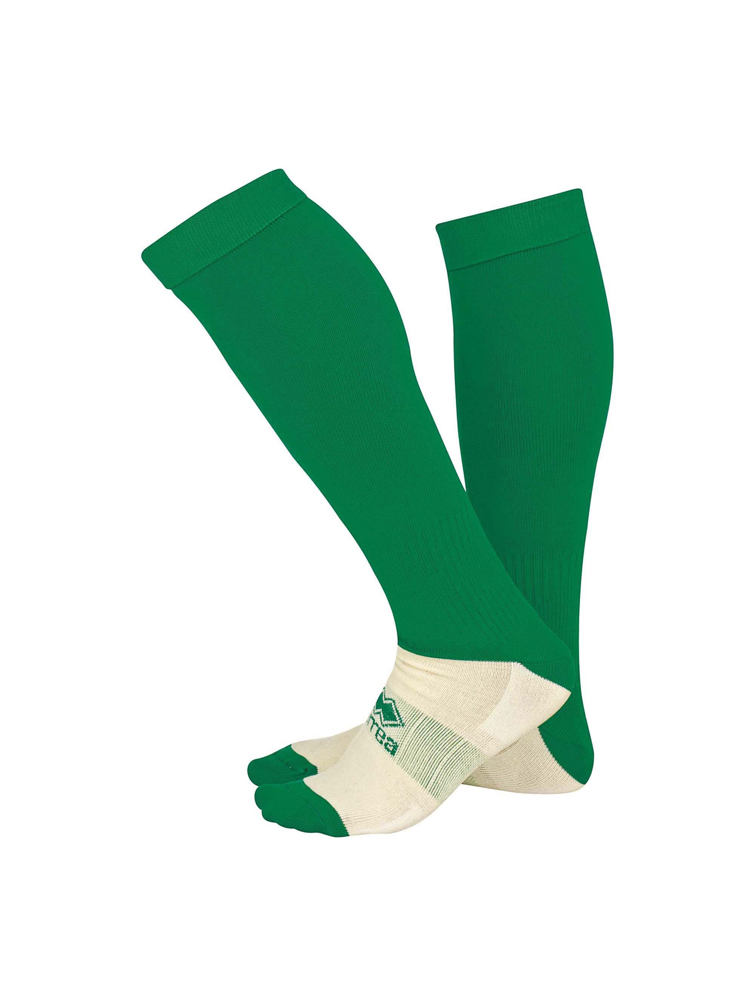 Chaussettes de sport Errea en vert : devant