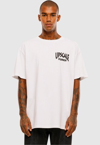 T-Shirt MT Upscale en blanc : devant