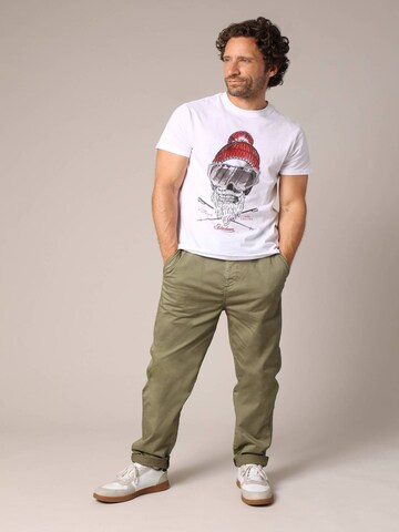 T-Shirt 'Pablo' Deeluxe en blanc : devant