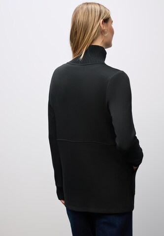 STREET ONE Sweatjacke in Schwarz