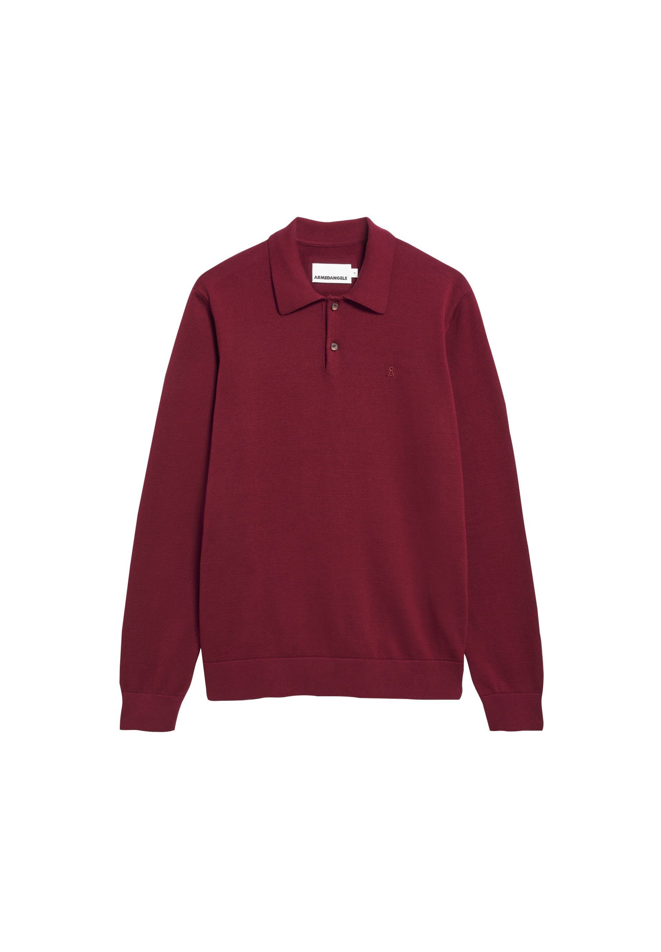 ARMEDANGELS Pullover POLO in Rot: Vorderseite