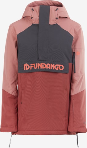 Fundango Skijacke 'Birch ECO Logo Anorak' in Pink: Vorderseite