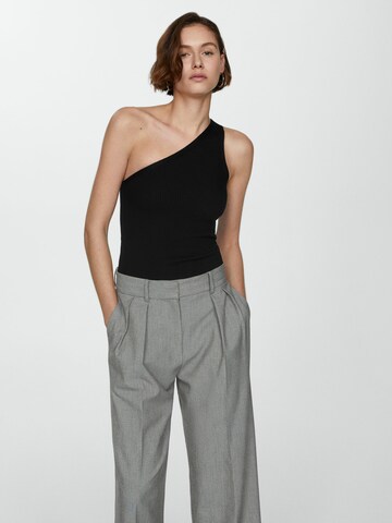 MANGO Knitted top 'ASIM' in Black