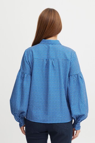 PULZ Jeans Blouse 'Savino' in Blue
