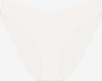 TRIUMPH Tai-Slip ' Red Label Body Make-Up Illusion Lace ' in Weiß: Vorderseite