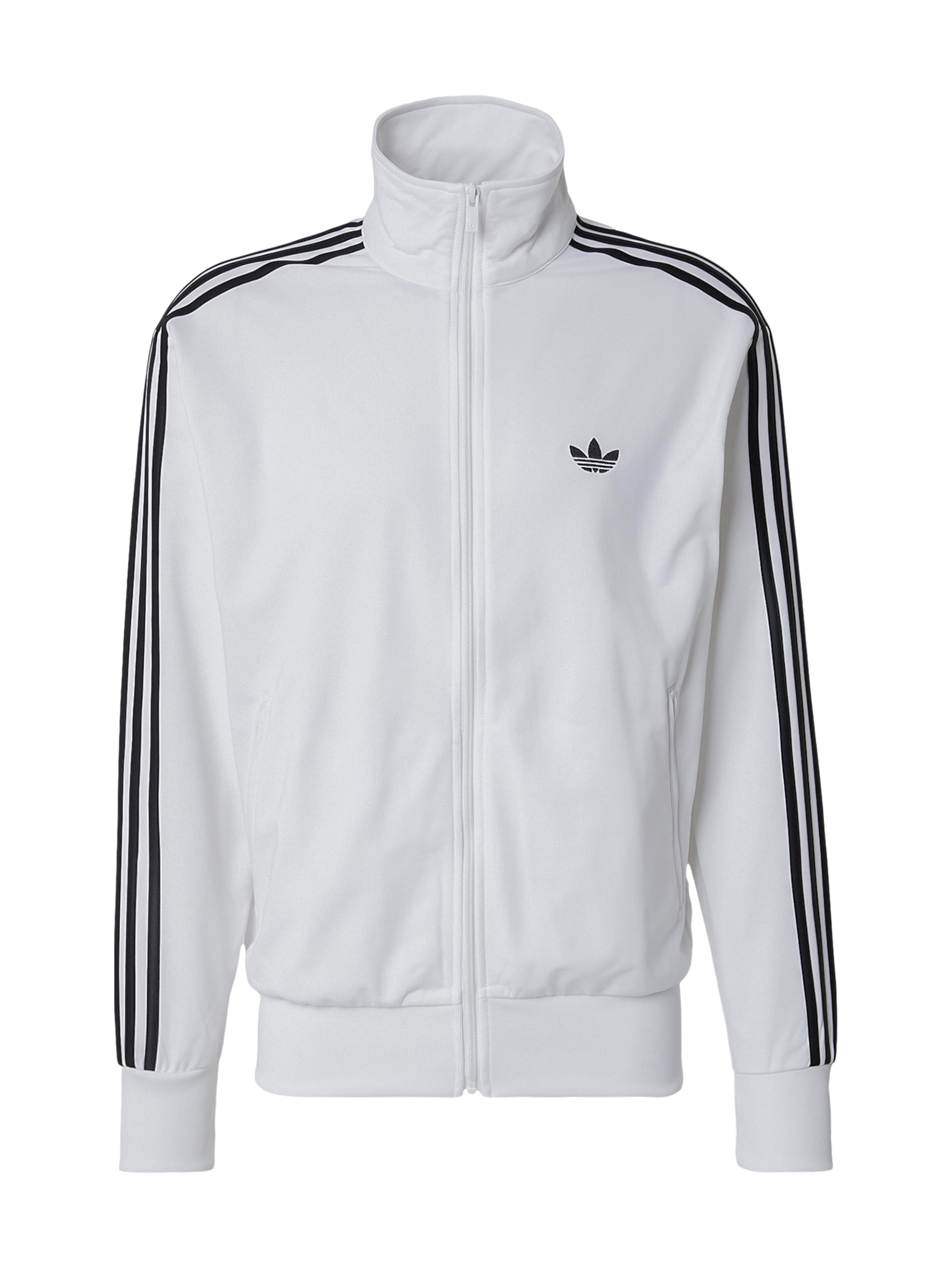 ADIDAS ORIGINALS Jopa na zadrgo 'Firebird' | bela barva: sprednja stran