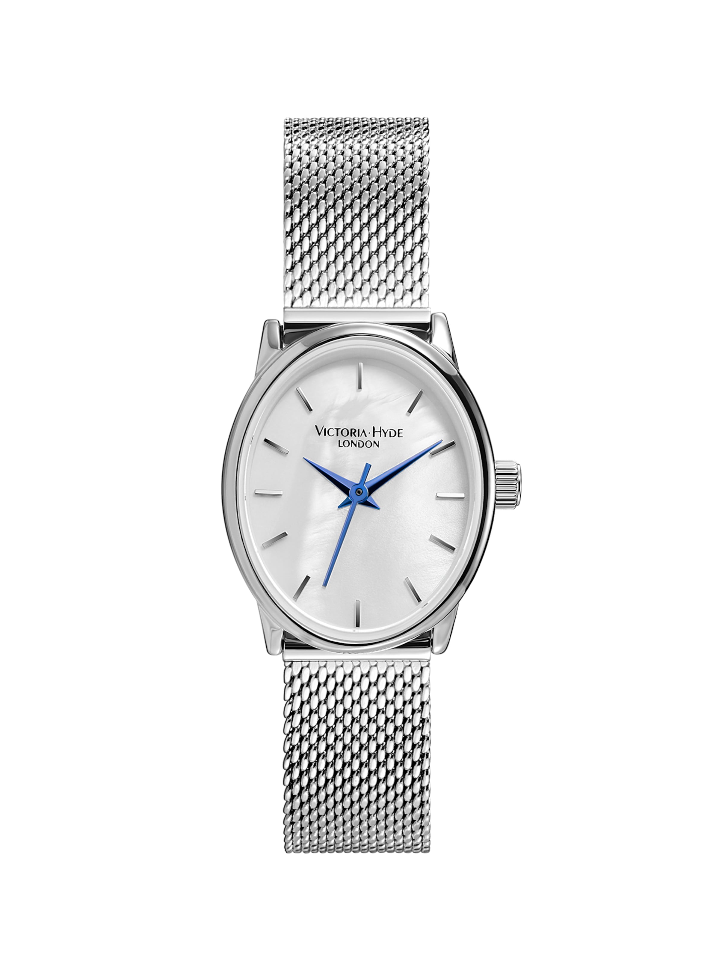 Montre à affichage analogique ' Edith ' Victoria Hyde en argent : devant