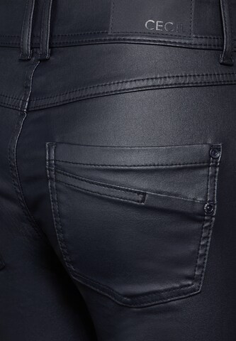 CECIL Slim fit Pants in Black