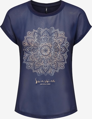 ONLY - Camiseta 'Aria' en azul: frente