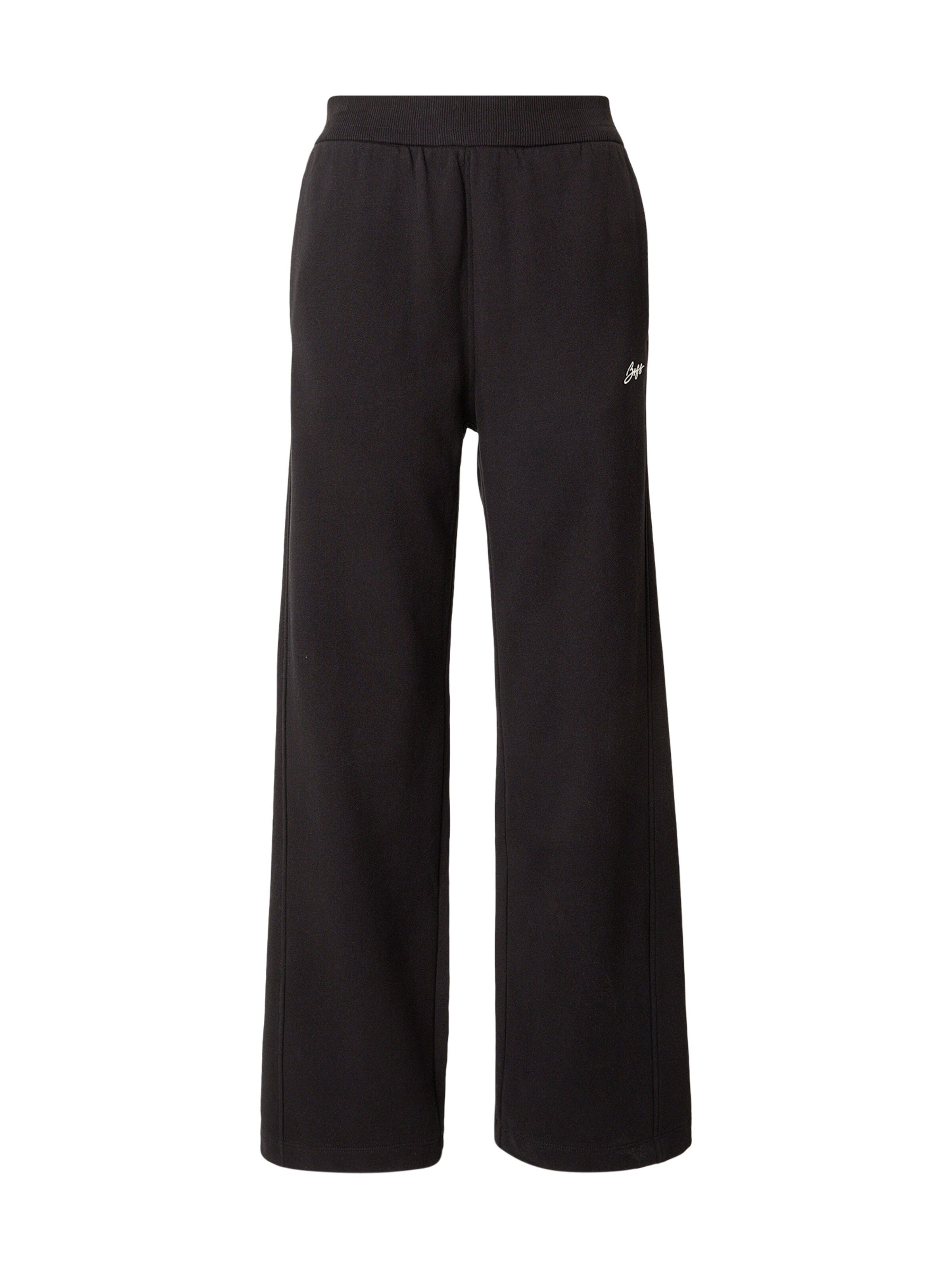 Pantaloni 'C_Endless' BOSS pe negru / alb, Vizualizare produs