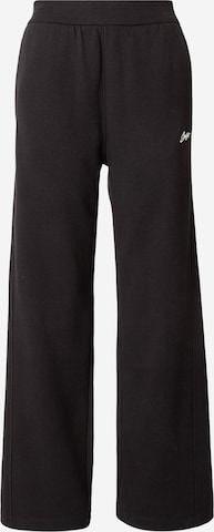 Largi Pantaloni 'C_Endless' de la BOSS pe negru: față