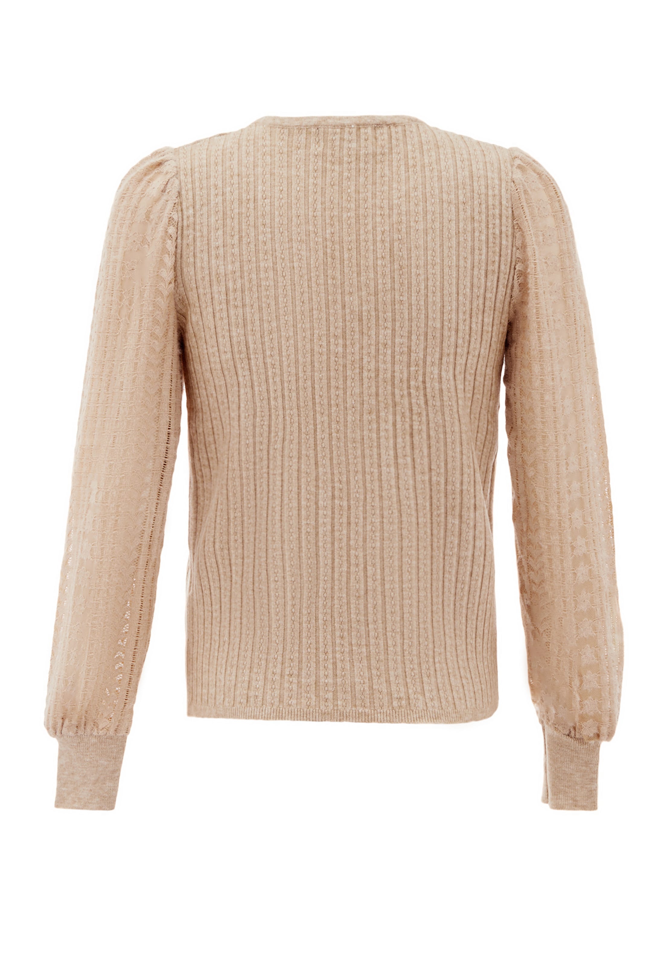 NAEMI Pullover in Beige
