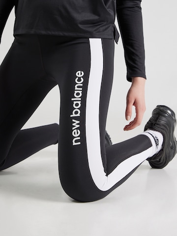 new balance Skinny Sportovní kalhoty – černá