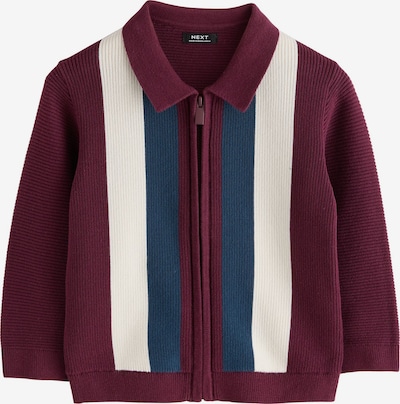 Next Cardigan en 68 en saphir / cyclamen / blanc, Vue avec produit