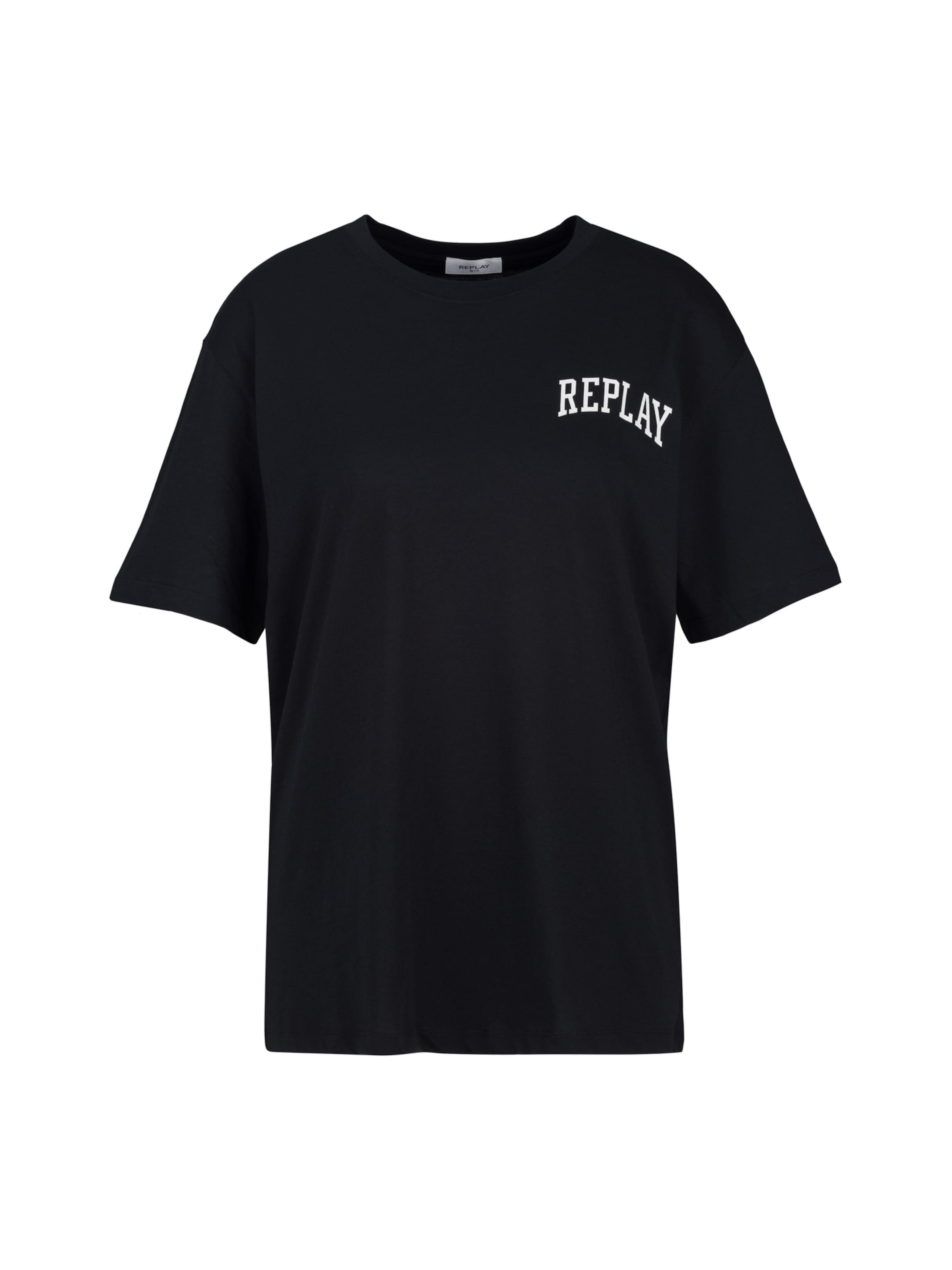 REPLAY Shirt in Black: front